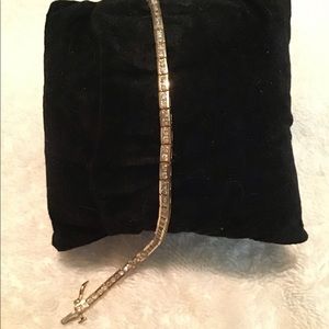 14KT yellow gold 2.35 carat diamond bracelet✨⚡️